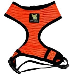 EcoBark Max Comfort Dog Harness – Orange – Size M – Breathable No-Pull Vest